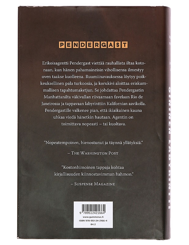 Sininen labyrintti - Preston, Douglas - Jännitys ja dekkarit - 10105375604 - 1