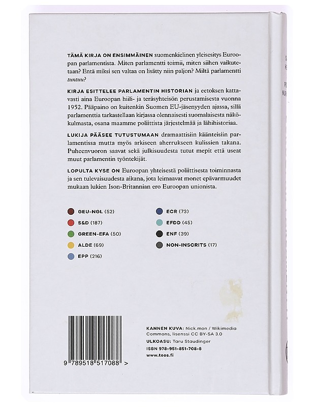 Euroopan parlamentti : tietokirja - Helin, Satu - Tietokirjat ja oppaat - 10105375637 - 1
