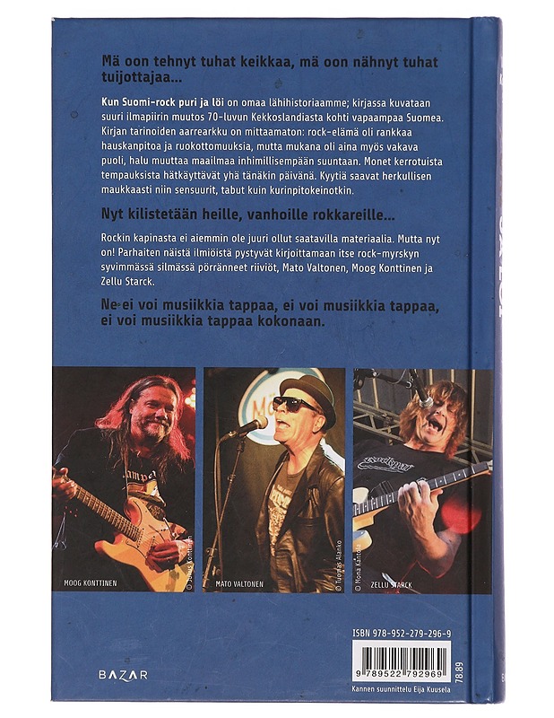 Kun Suomi-rock puri ja löi - Valtonen, Mato - Musiikki- ja elokuvakirjat - 10105375663 - 1