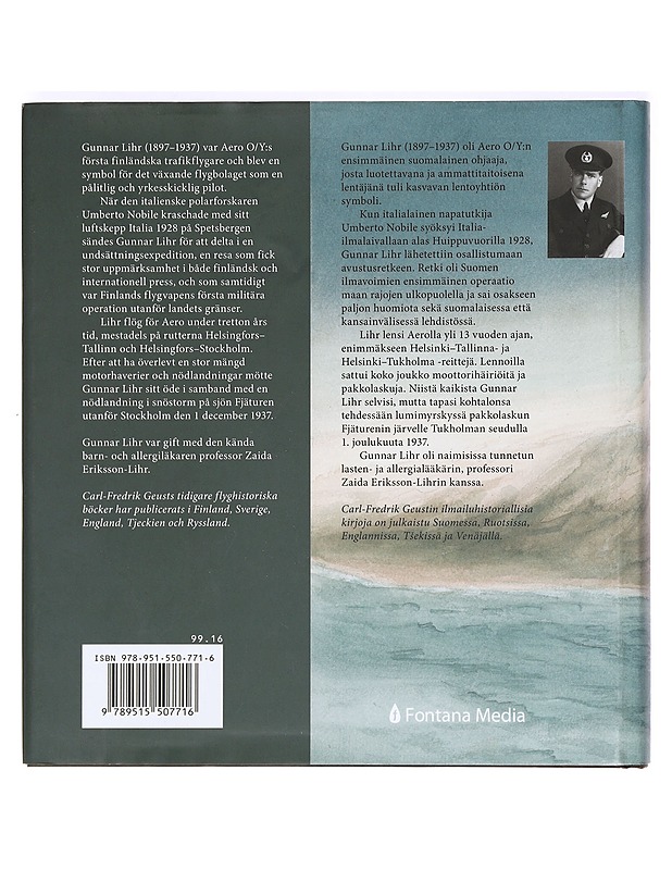 Gunnar Lihr: suomalainen lentäjälegenda - Geust, Carl-Fredrik - Elämäkerrat ja muistelmat - 10105375704 - 1