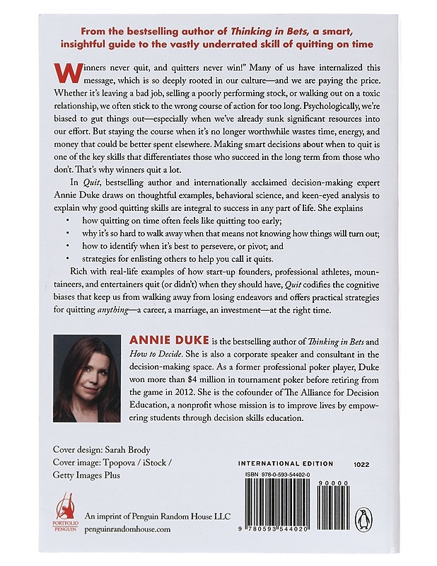 Quit - Anne Duke - Tietokirjat - 10105375884 - 1