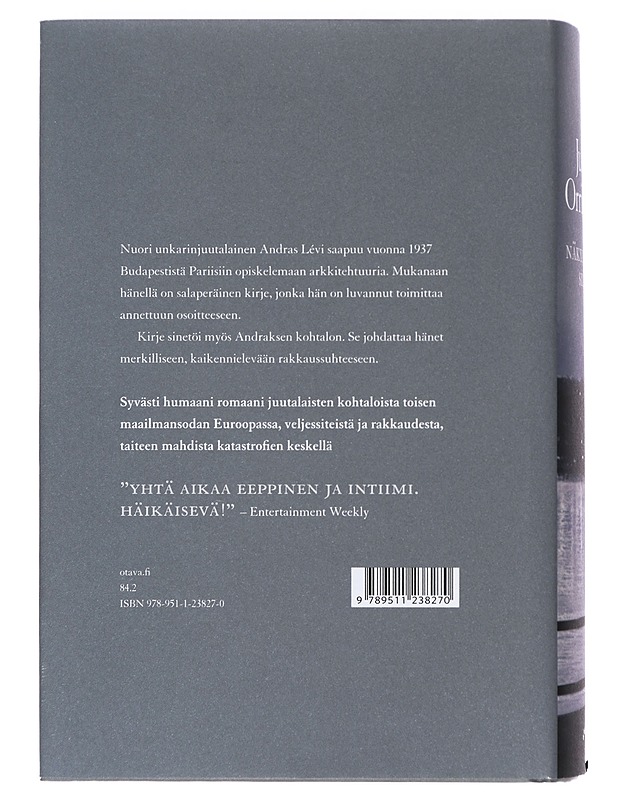 Näkymätön silta - Orringer, Julie - Romaanit ja novellit - 10105375887 - 1