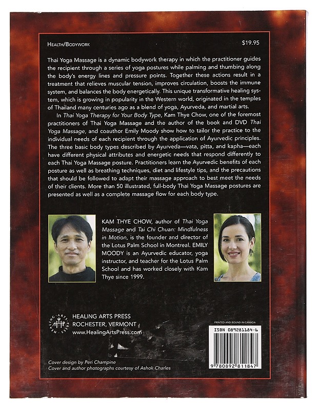 Thai Yoga Therapy - Kam Thye Chow & Emily Moody - Harrastekirjat - 10105375901 - 1