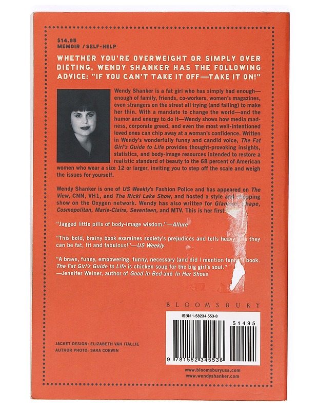 The Fat Girl's Guide to Life - Wendy Shanker  - Elämäkerrat ja muistelmat - 10105376035 - 1