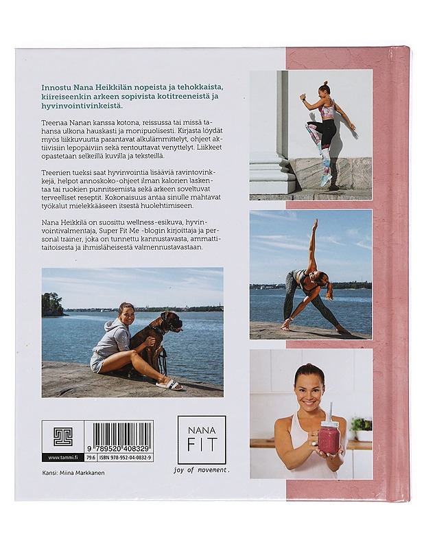 Treenaa Nanan kanssa : tehokkaat kotitreenit & hyvinvointivinkit - Heikkilä, Nana - Tietokirjat ja oppaat - 10105376170 - 1