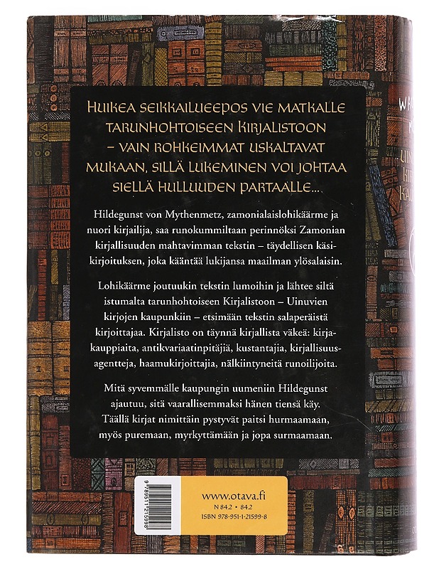 Uinuvien kirjojen kaupunki : romaani Zamoniasta - Moers, Walter - Fantasia- ja scifi - 10105376179 - 1