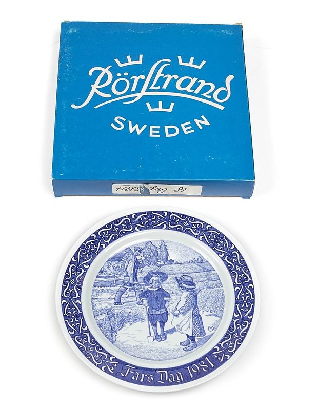 RÖRSTRAND Fars Dag 1981 seinälautanen - Seinälautaset - 10105376283 - 0