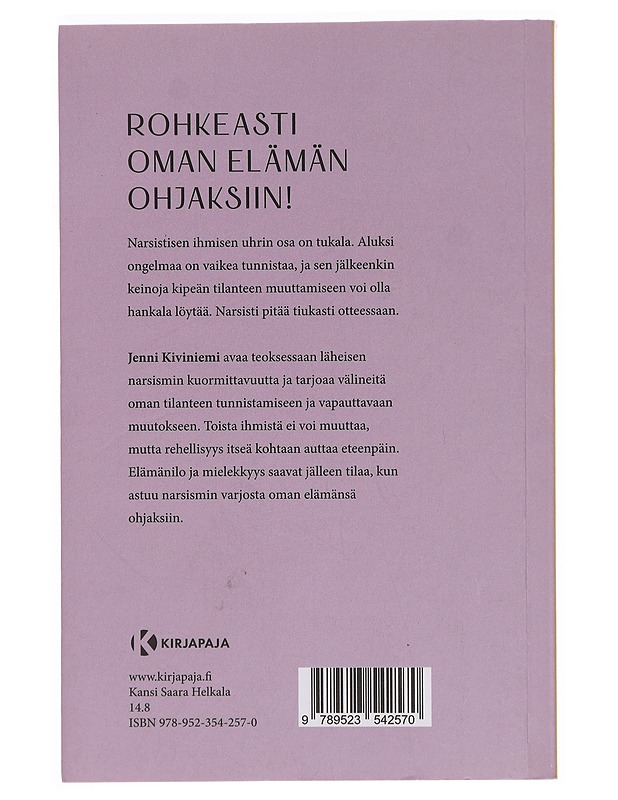 Hyvästit narsistille : tervetuloa oma elämä - Jenni Kiviniemi - Tietokirjat ja oppaat - 10105376298 - 1