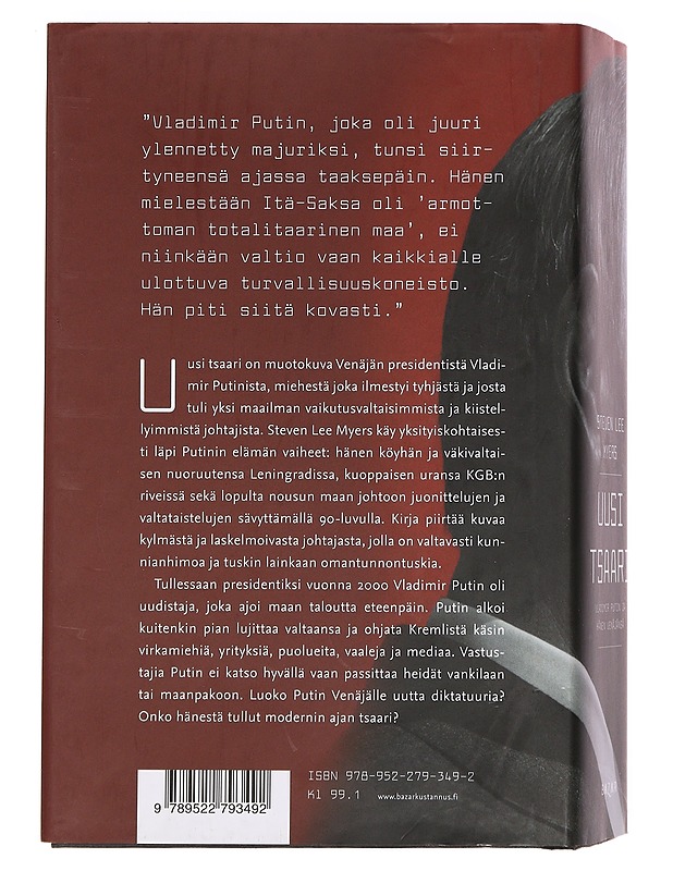 Uusi tsaari - Myers, Steven Lee - Elämäkerrat ja muistelmat - 10105376397 - 1