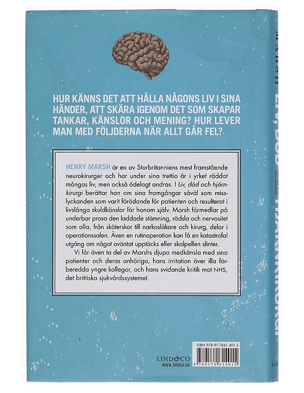 Liv, död och hjärnkirurgi - Marsh, Henry - Tietokirjat ja oppaat - 10105376402 - 1