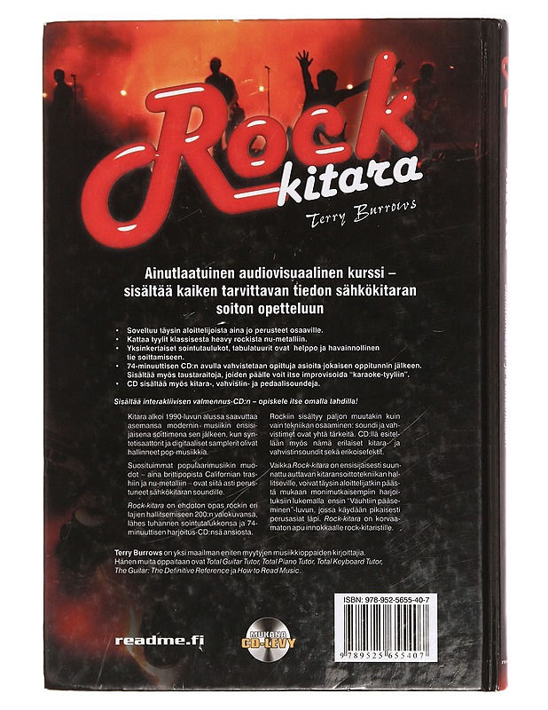Rock-kitara - Burrows, Terry - Musiikki- ja elokuvakirjat - 10105376483 - 1
