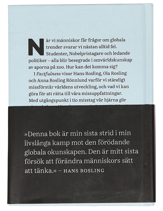 Factfulness : tio knep som hjälper dig att förstå världen - Rosling, Hans - Tietokirjat ja oppaat - 10105376552 - 1
