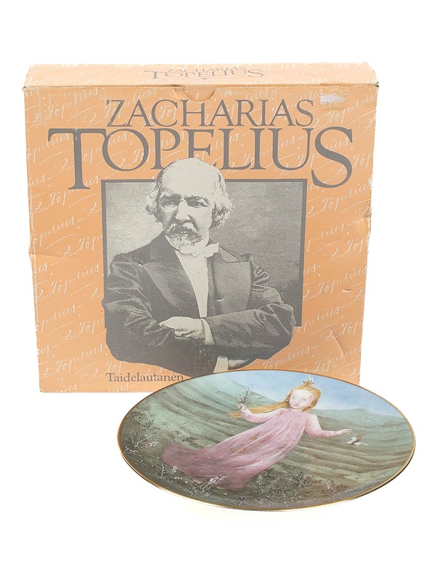 APILANLEHTI Zacharias Topelius Prinsessa Kultakutri seinälautanen - Seinälautaset - 10105376568 - 0
