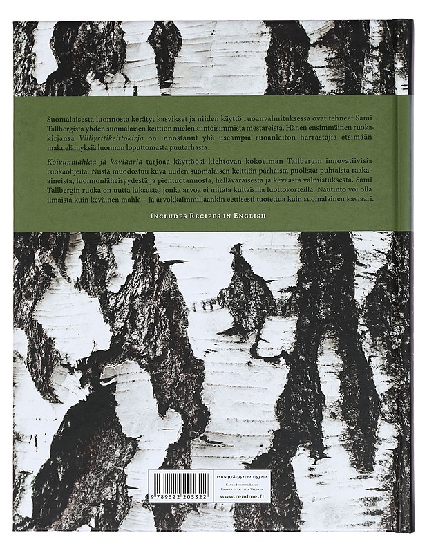 Koivunmahlaa & kaviaaria - Tallberg, Sami - Ruokakirjat - 10105376608 - 1