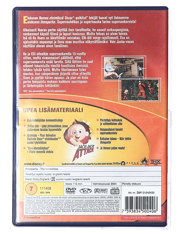 Ihmeperhe - DVD - DVD-elokuvat - 10105376804 - 1
