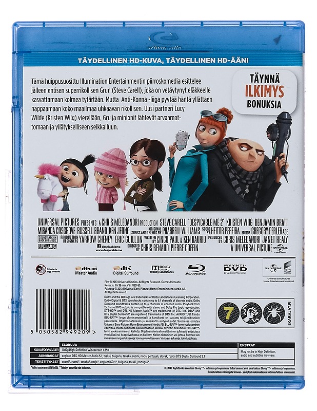 Itse ilkimys 2 - Blu-ray - Blu-ray-levyt - 10105377066 - 1