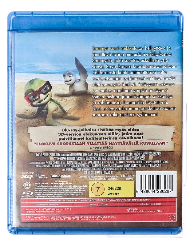 Sammyn suuri seikkailu - Blu-ray - Blu-ray-levyt - 10105377106 - 1