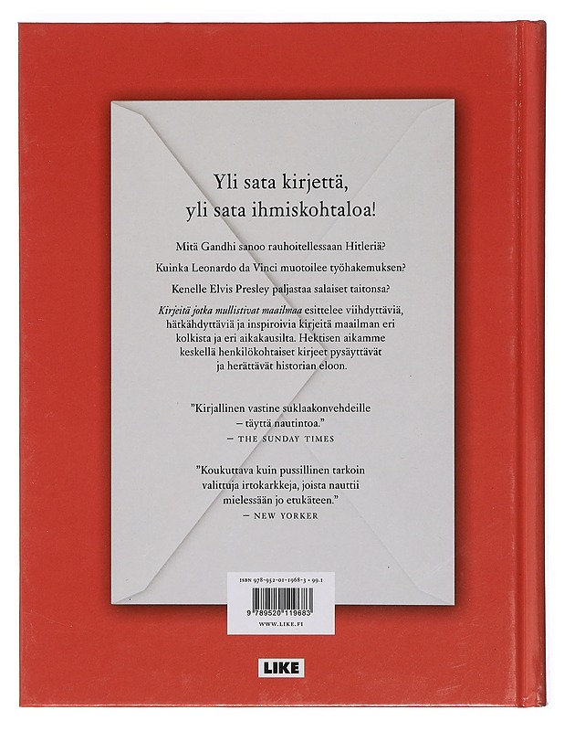 Kirjeitä jotka mullistivat maailmaa - Usher, Shaun - Elämäkerrat ja muistelmat - 10105377147 - 1