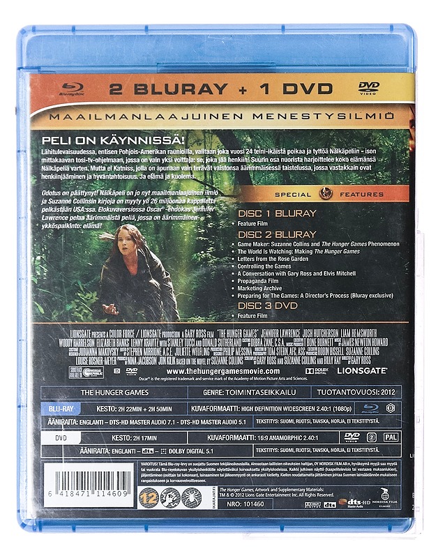 Nälkäpeli - Blu-ray - Blu-ray-levyt - 10105377276 - 1
