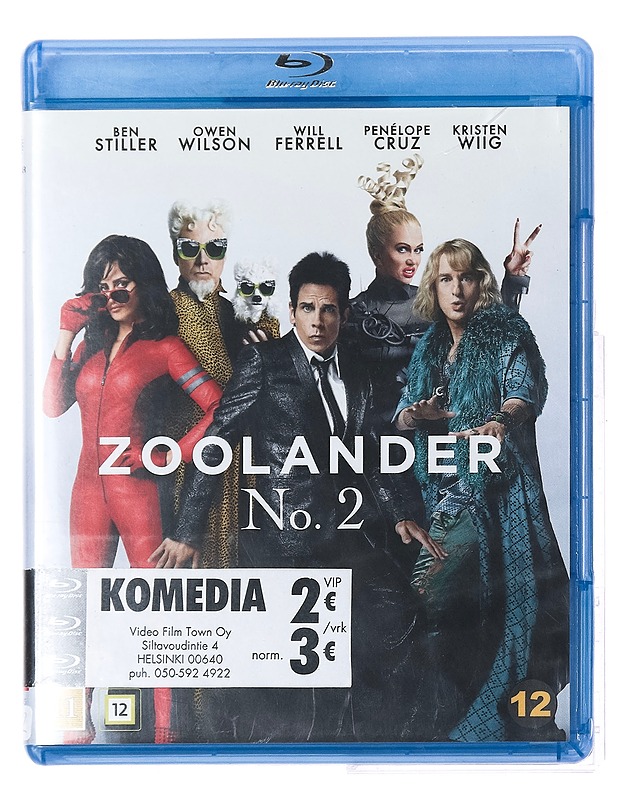 Zoolander 2 - Blu-ray - Blu-ray-levyt - 10105377298 - 0