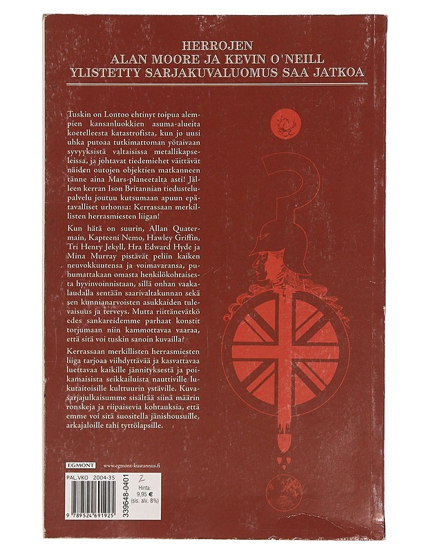 Kerrassaan merkillisten herrasmiesten liiga II - Alan Moore - Sarjakuvat - 10105377491 - 1