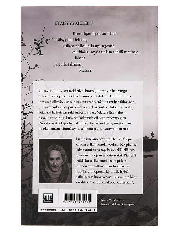 Luonnon armosta - Urmas Korpikoski - Runot ja näytelmät - 10105377604 - 1