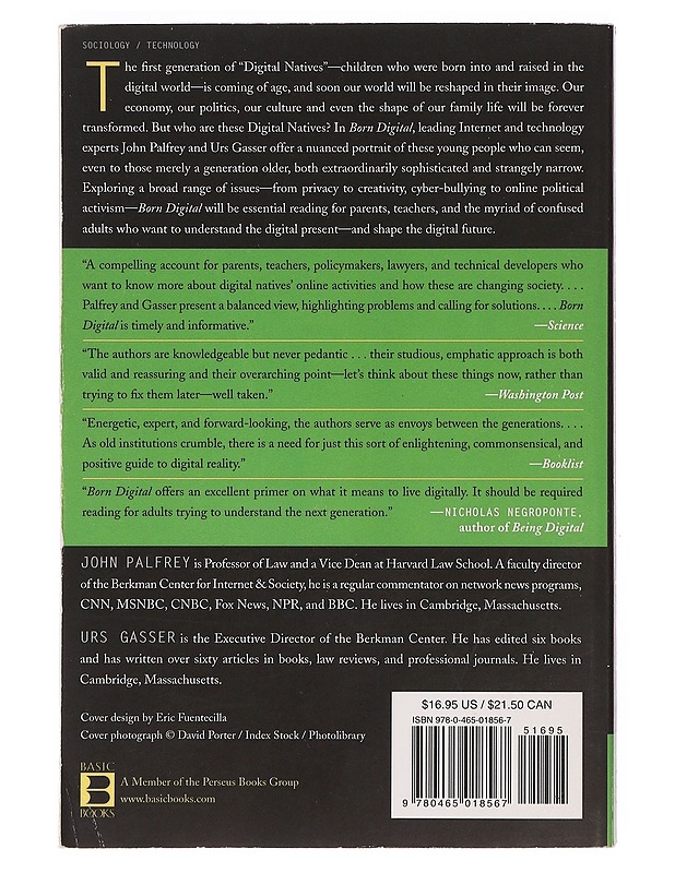 Born digital : understanding the first generation of digital natives - Palfrey, John - Tietokirjat ja oppaat - 10105377610 - 1