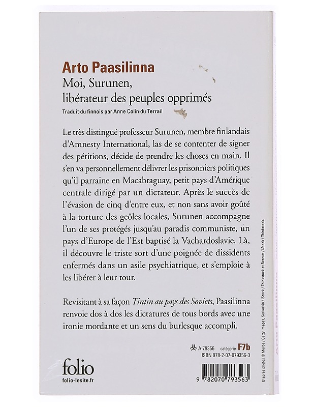 Moi, Surunen, libérateur des peuples opprimés - Paasilinna, Arto - Romaanit ja novellit - 10105377678 - 1