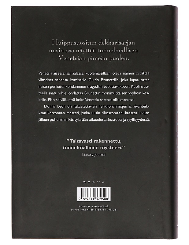 Pimeillä vesillä - Leon, Donna - Jännitys ja dekkarit - 10105377693 - 1