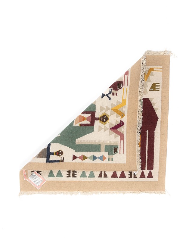 Kilim kuvakudosmatto, 102 X 95 cm - Matot - 10105377719 - 1