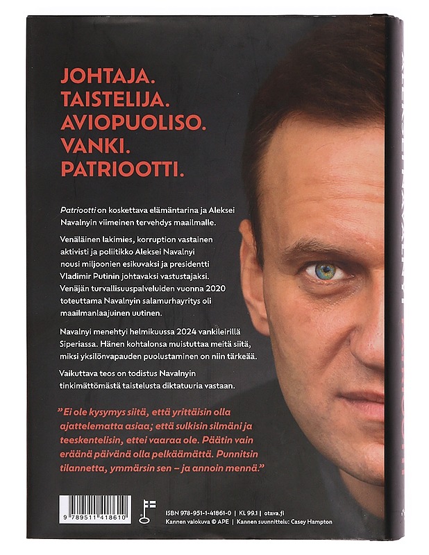 Patriootti : muistelmat - Navalnyi, Aleksei - Elämäkerrat ja muistelmat - 10105377769 - 1