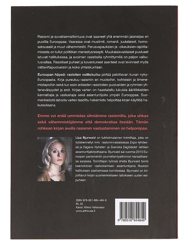 Euroopan häpeä : rasistien voittokulku - Bjurwald, Lisa - Historiakirjat - 10105377809 - 1