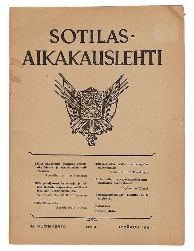 Sotilasaikakauslehti 4/1954 - Lehdet - 10105377867 - 0