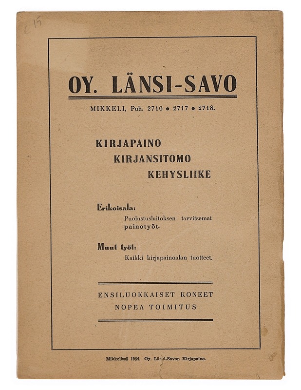 Sotilasaikakauslehti 1/1954 - Lehdet - 10105377871 - 1
