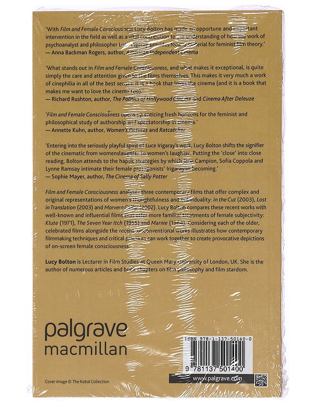 Film and female consciousness - Bolton Lucy - Musiikki- ja elokuvakirjat - 10105377920 - 1