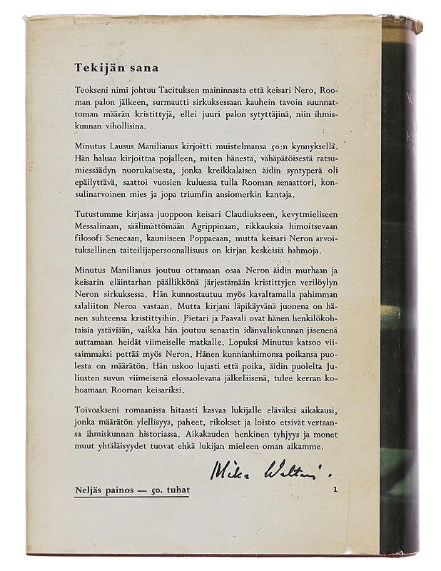 Ihmiskunnan viholliset - Mika Waltari - Romaanit ja novellit - 10105377936 - 1