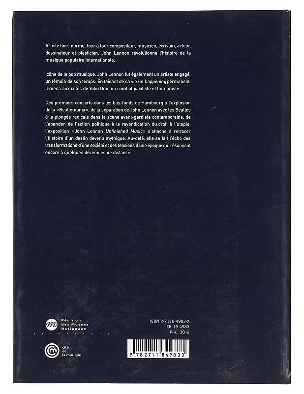 John Lennon - Unfinished Music - Musiikki- ja elokuvakirjat - 10105378007 - 1
