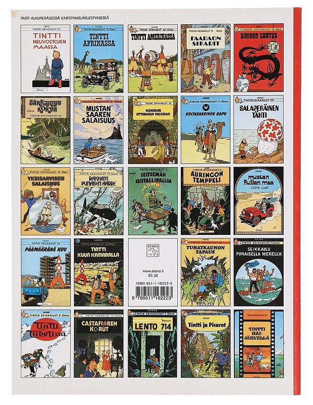SEITSEMÄN KRISTALLIPALLOA TINTIN SEIKKAILUT - KEMPPINEN, JUKKA (SUOM.) - Sarjakuvat - 10105378092 - 1