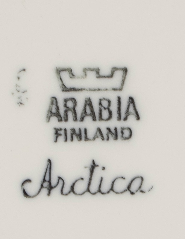 ARABIA Arctica kuppi ja aluslautanen - Designsuosikit - 10105378102 - 2