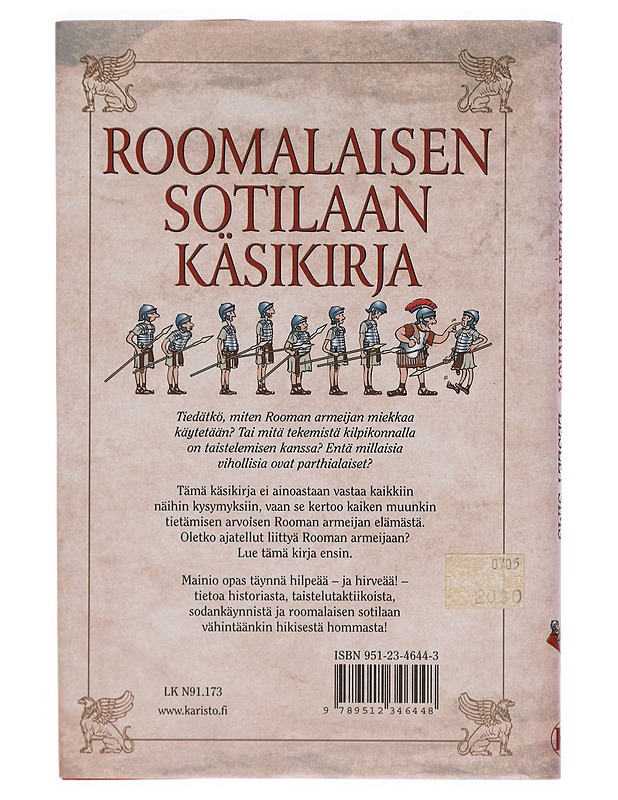 Roomalaisen sotilaan käsikirja - Sims, Lesley - Nuorten kirjat - 10105378151 - 1