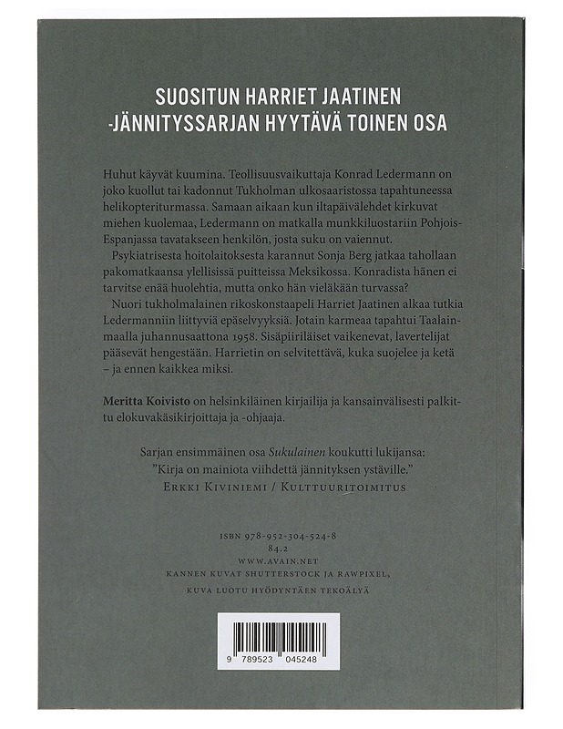 Suojelija - Meritta Koivisto - Jännitys ja dekkarit - 10105378159 - 1