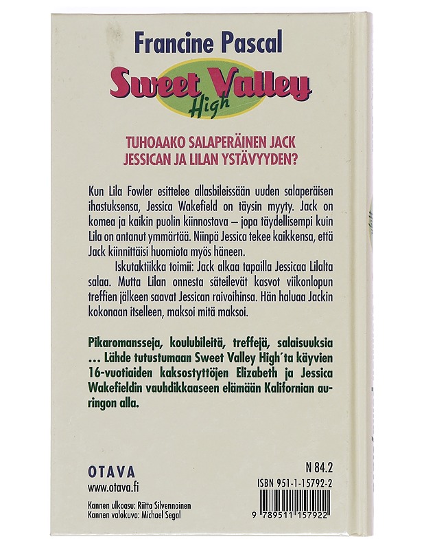 Petollinen poikaystävä - Francine Pascal - Nuorten kirjat - 10105378176 - 1