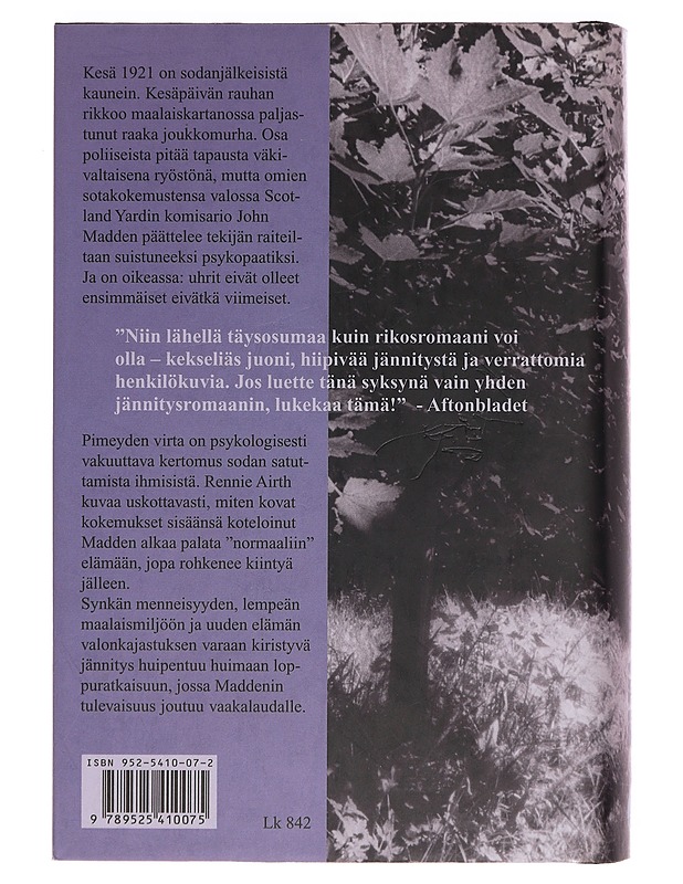 Pimeyden virta - Airth, Rennie - Jännitys ja dekkarit - 10105378180 - 1