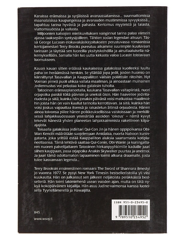 Pimeä uhka - Brooks, Terry - Fantasia- ja scifi - 10105378206 - 1