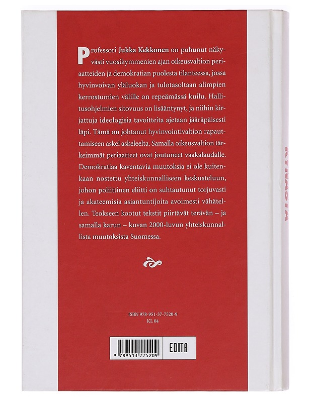 Kekkosen kynästä : diagnoosi Suomesta - Jukka Kekkonen - Tietokirjat ja oppaat - 10105378262 - 1