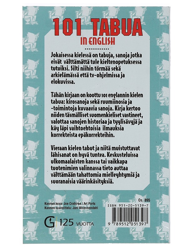 101 Tabua in English - Joe Crabtree - Tietokirjat ja oppaat - 10105378294 - 1