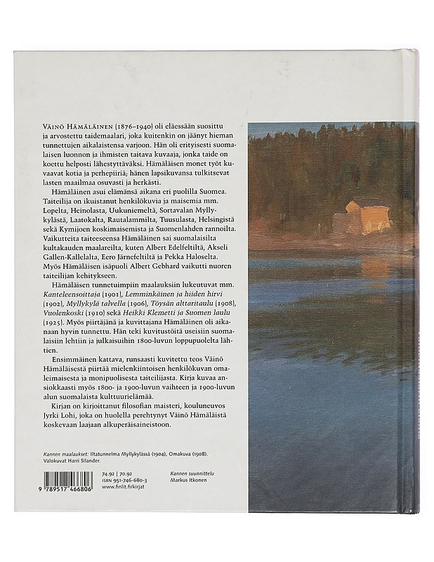 Väinö Hämäläinen : taidemaalarin elämä - Lohi, Jyrki - Elämäkerrat ja muistelmat - 10105378297 - 1