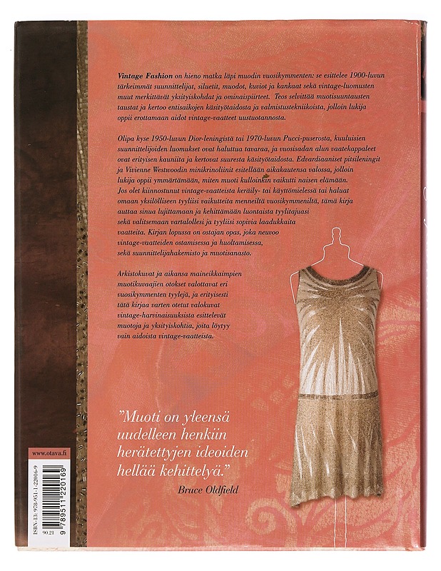 Vintage fashion : muodin vuosikymmenet - Rhodes, Zandra - Historiakirjat - 10105378338 - 1
