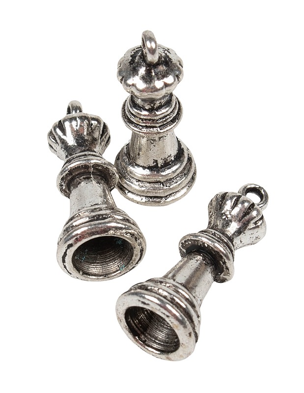Shakkinappula-amuletti, 3kpl - Askartelu - 10105378521 - 0