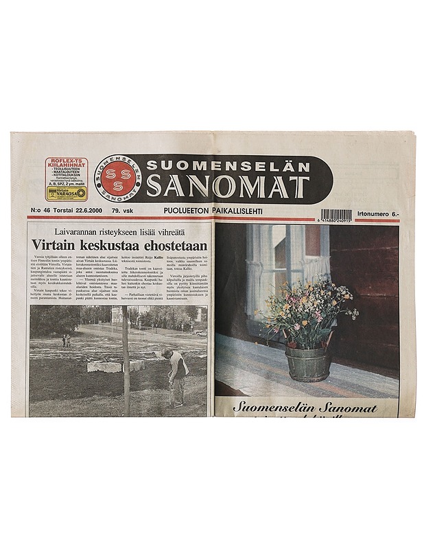 Suomenselän Sanomat N:o 46 22.6.2000 - Lehdet - 10105378540 - 0